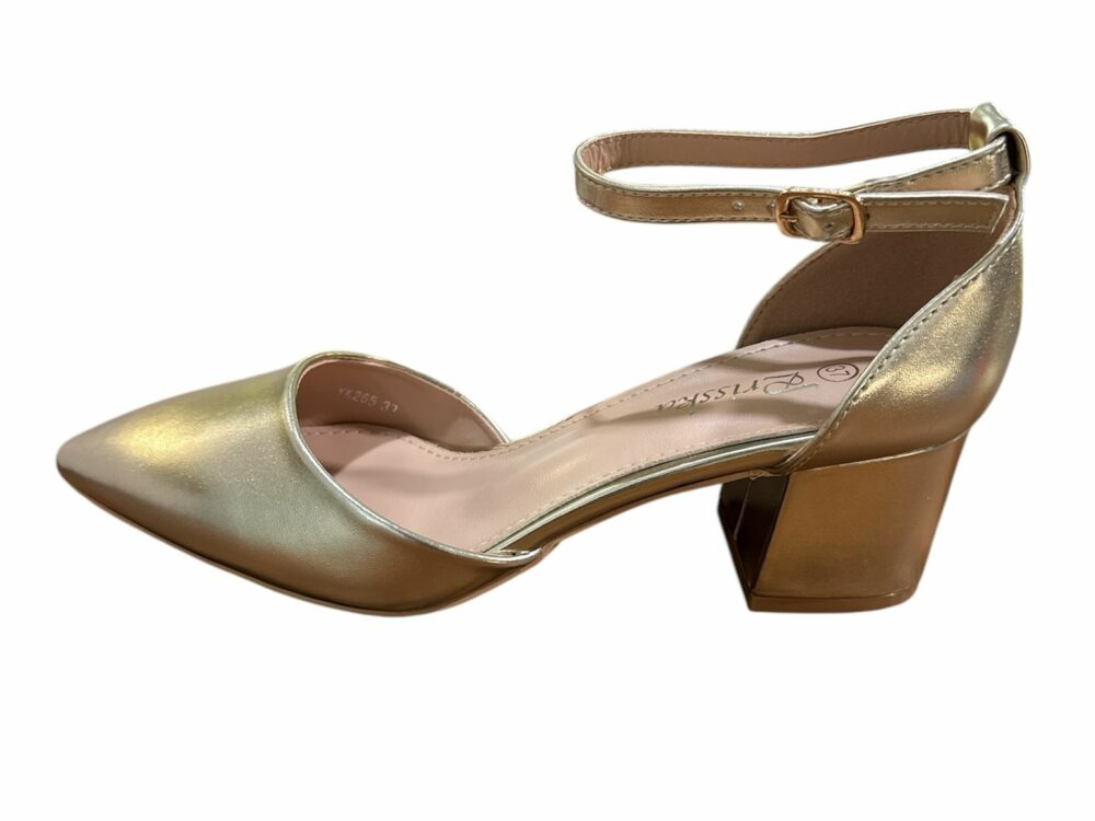 ZAPATO TALON GOLD