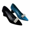 ZAPATO TERCIOPELO BROCHE