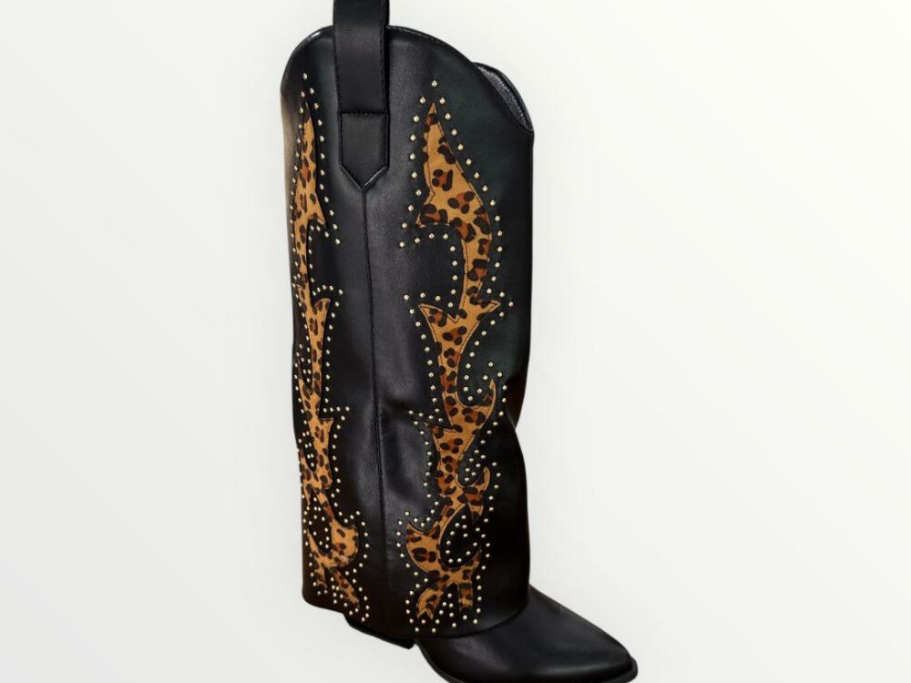 BOTA POLAINA LEOPARDO