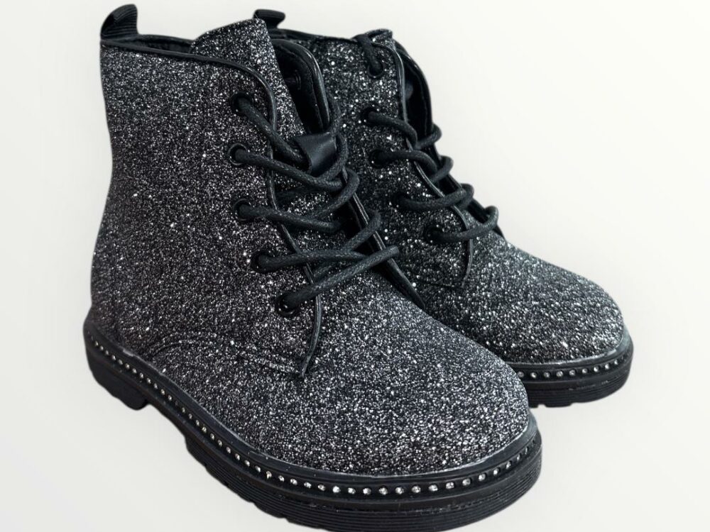 BOTIN MILITAR PURPURINA