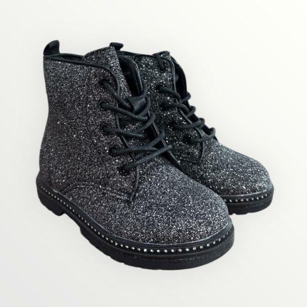 BOTIN MILITAR PURPURINA