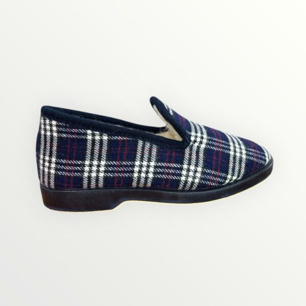 ZAPATILLA PAÑO CUADROS 284