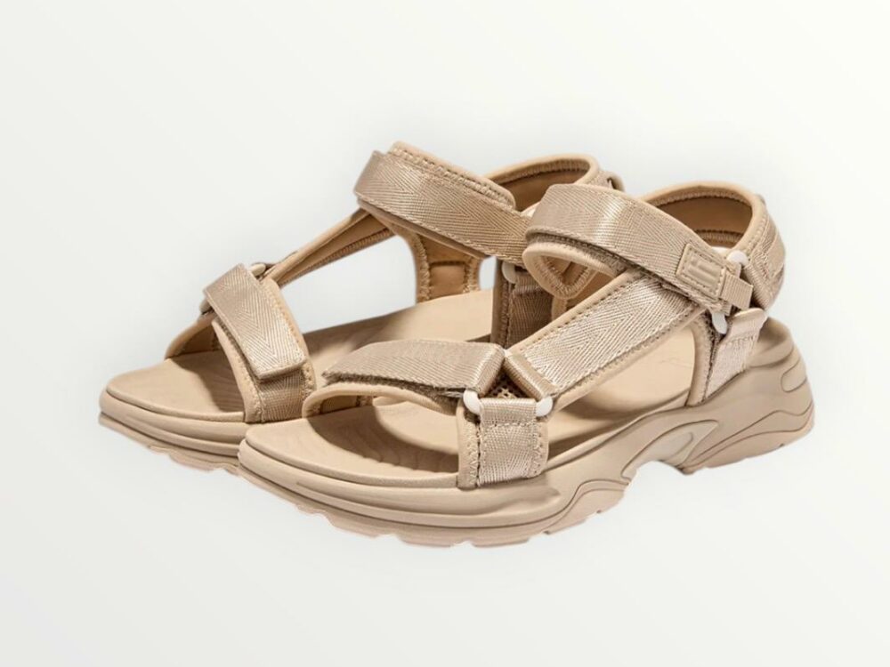 SANDALIA 347 NYLON BEIGE