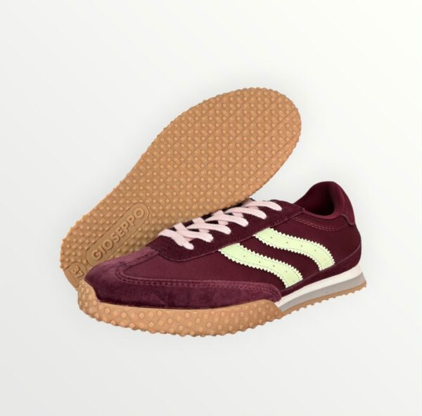 SNEAKERS BURDEOS 80668